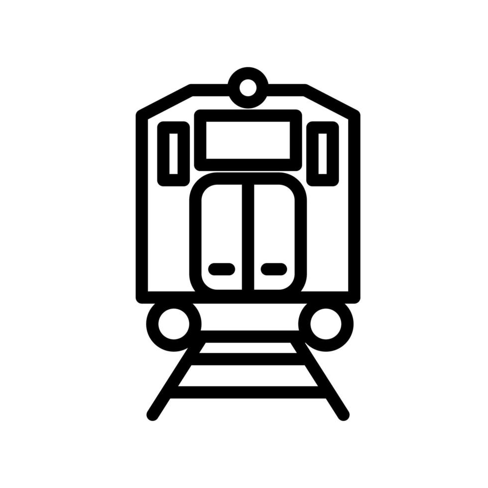 plantilla de icono de tren vector