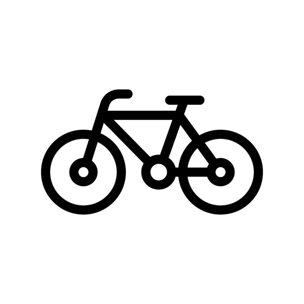 plantilla de icono de bicicleta vector