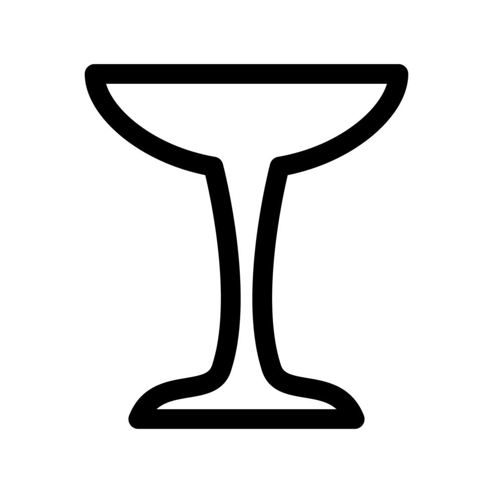 icono de copa de vino vector