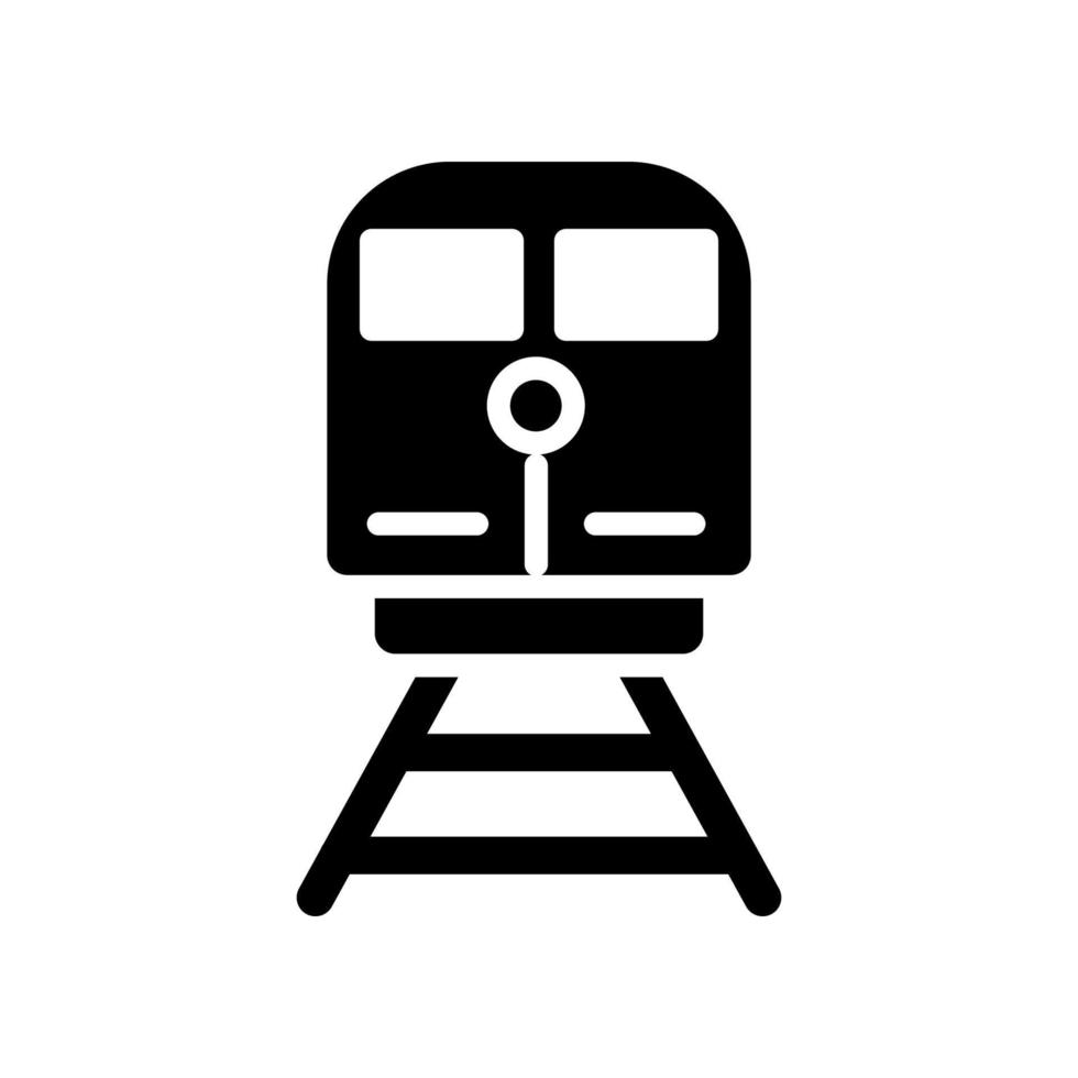 plantilla de icono de tren vector