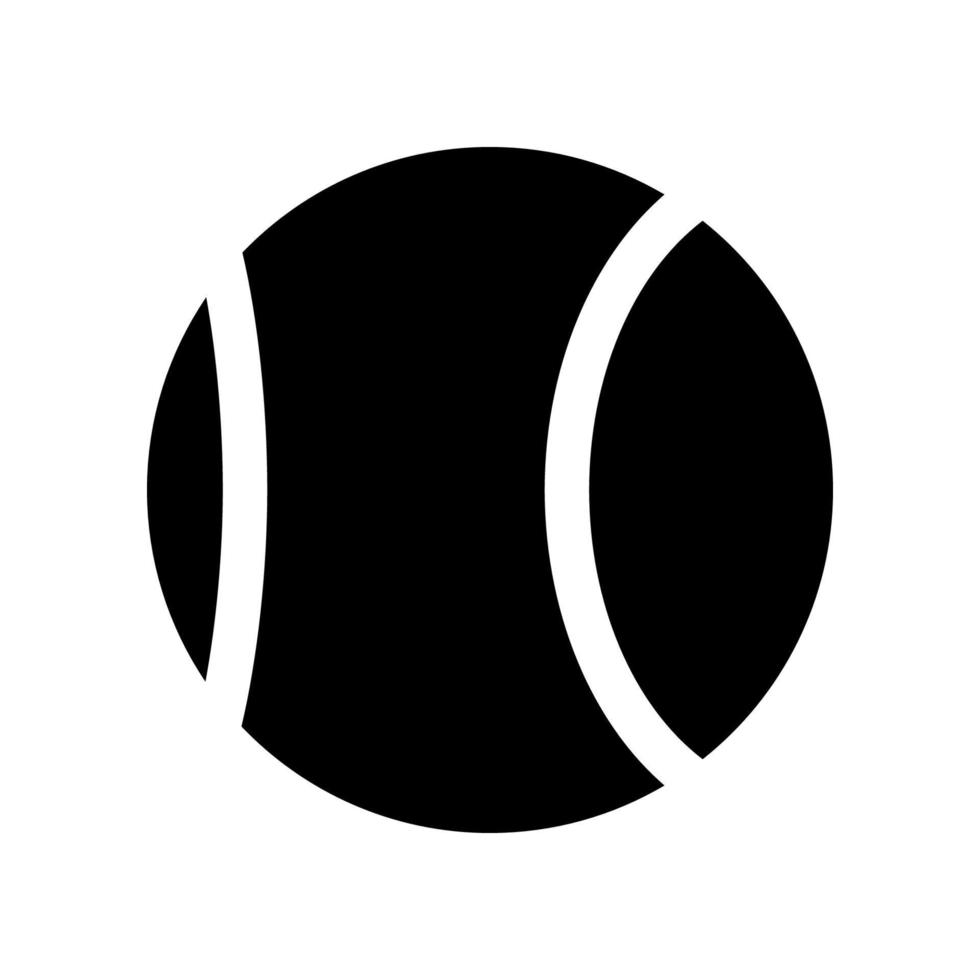 tennis ball icon vector