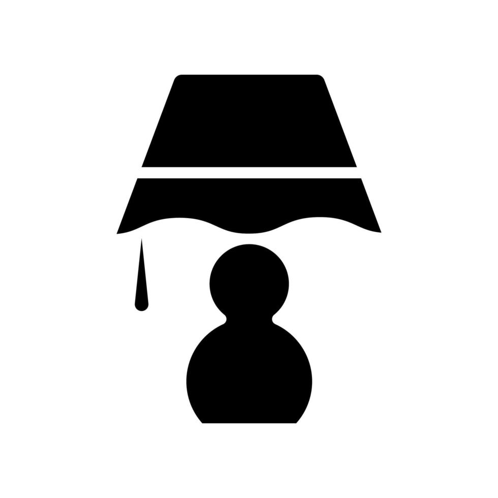 Illustration Vector Graphic of Table Lamp Icon