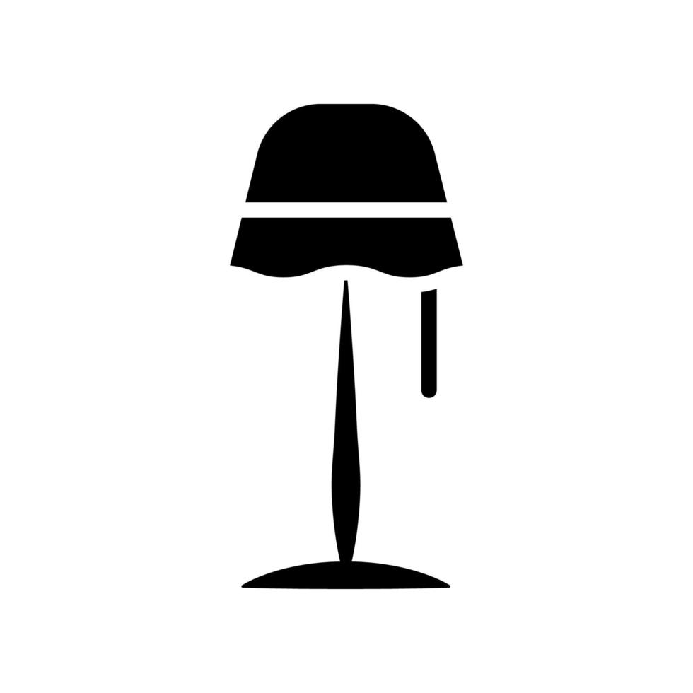 Illustration Vector Graphic of Stand Lamp Icon