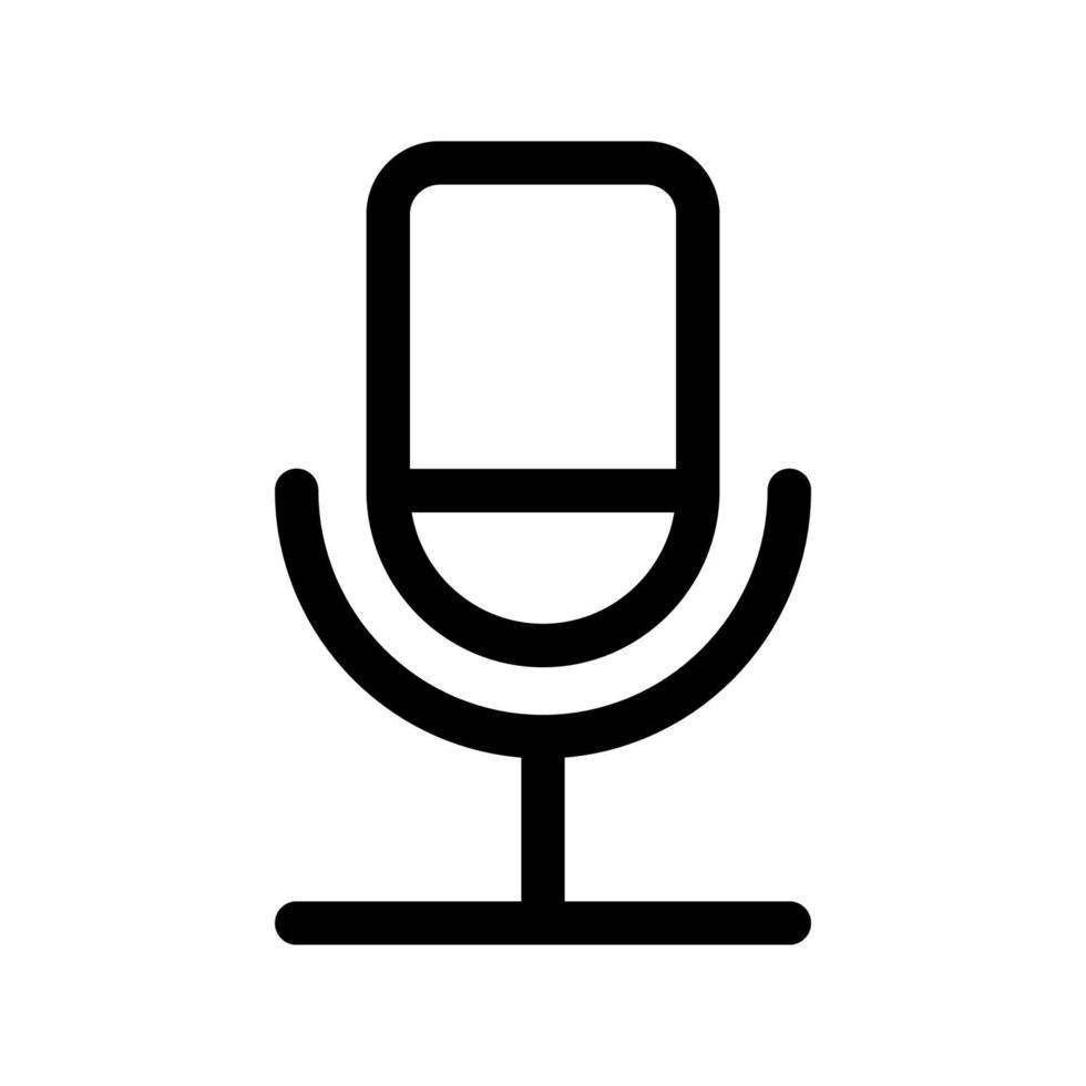 Microphone icon template vector