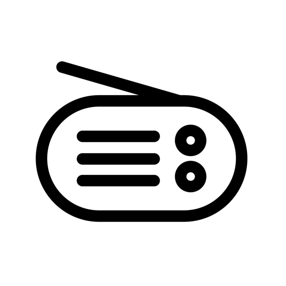 Radio icon template vector