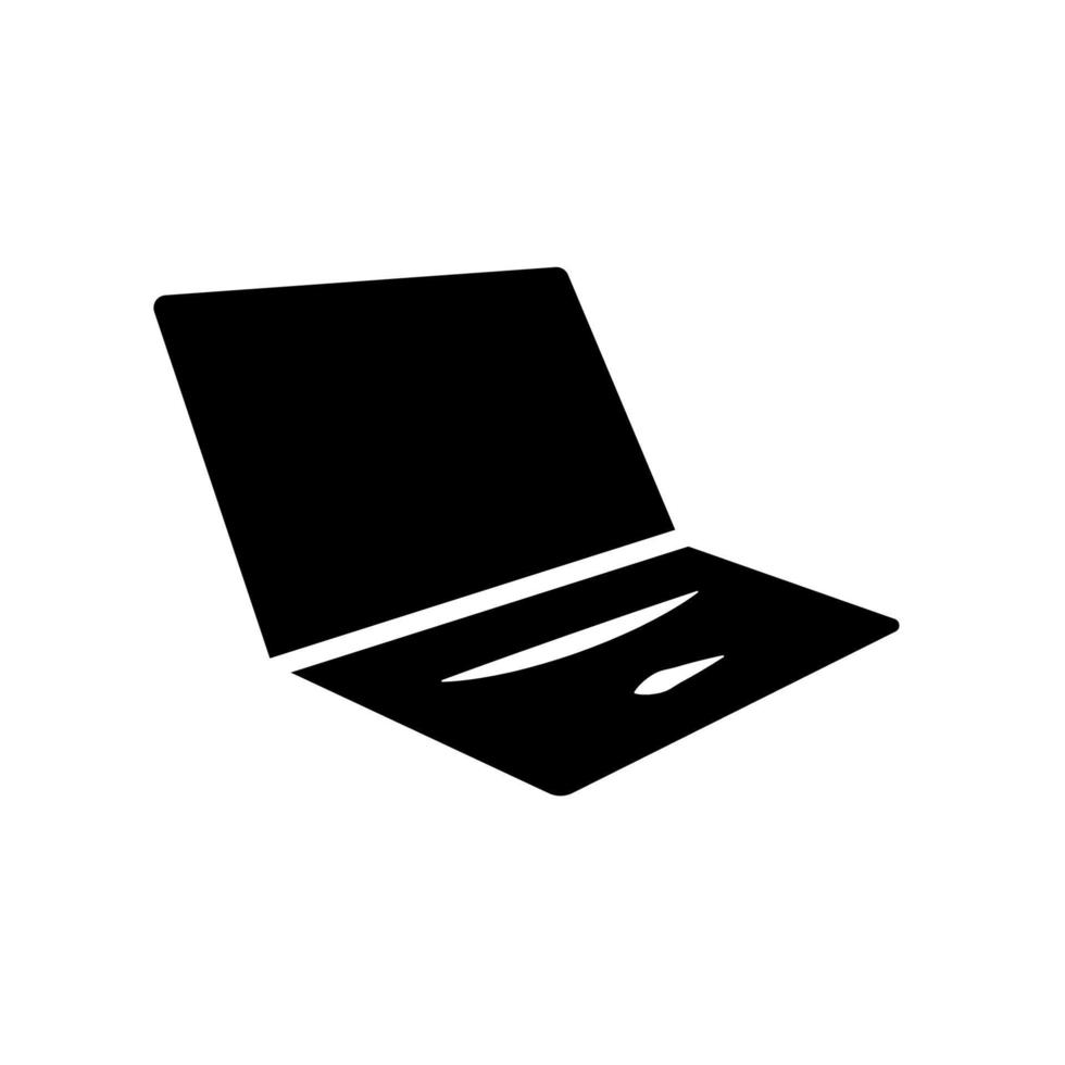 laptop icon template vector