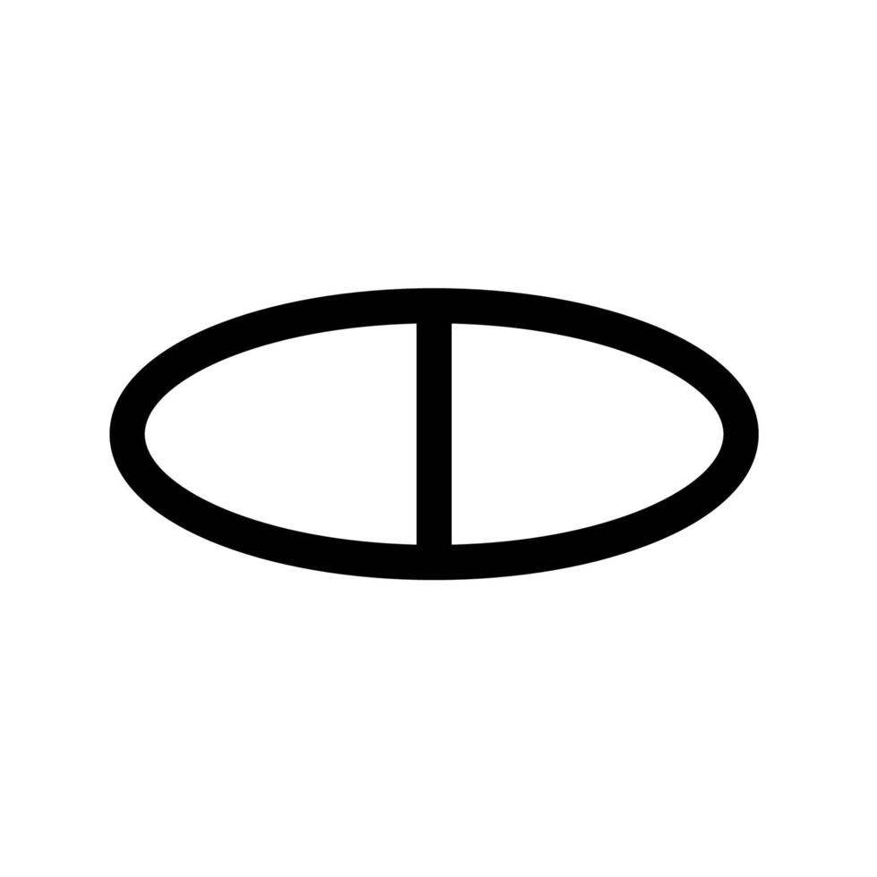 Pill icon template vector