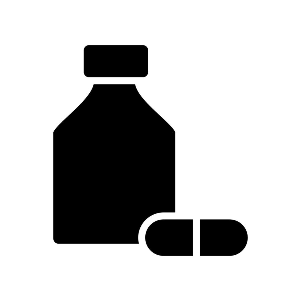 capsule jar icon vector