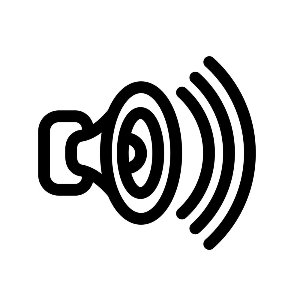 Illustration Vector Graphic of Loudspeaker Icon