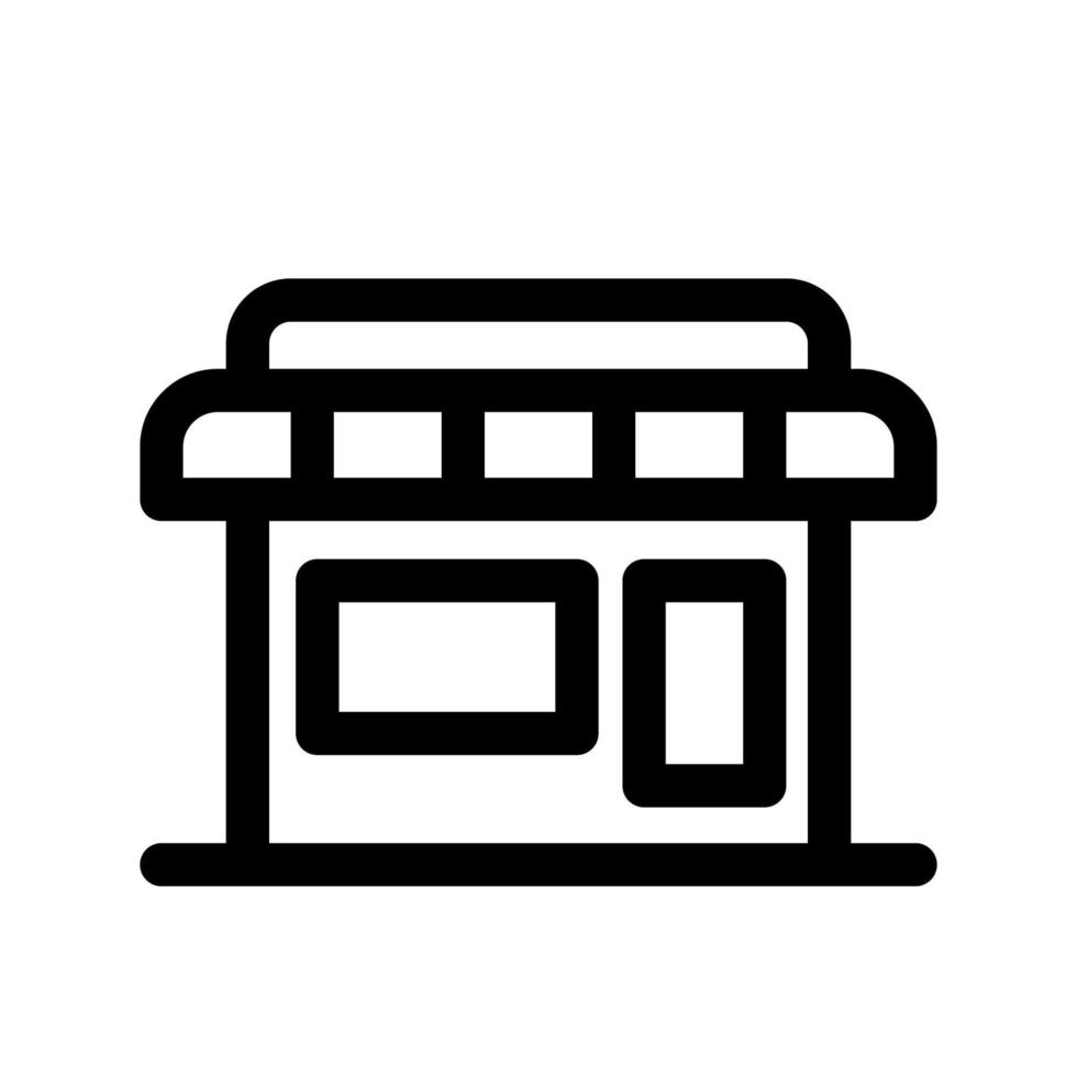 Shop icon template vector