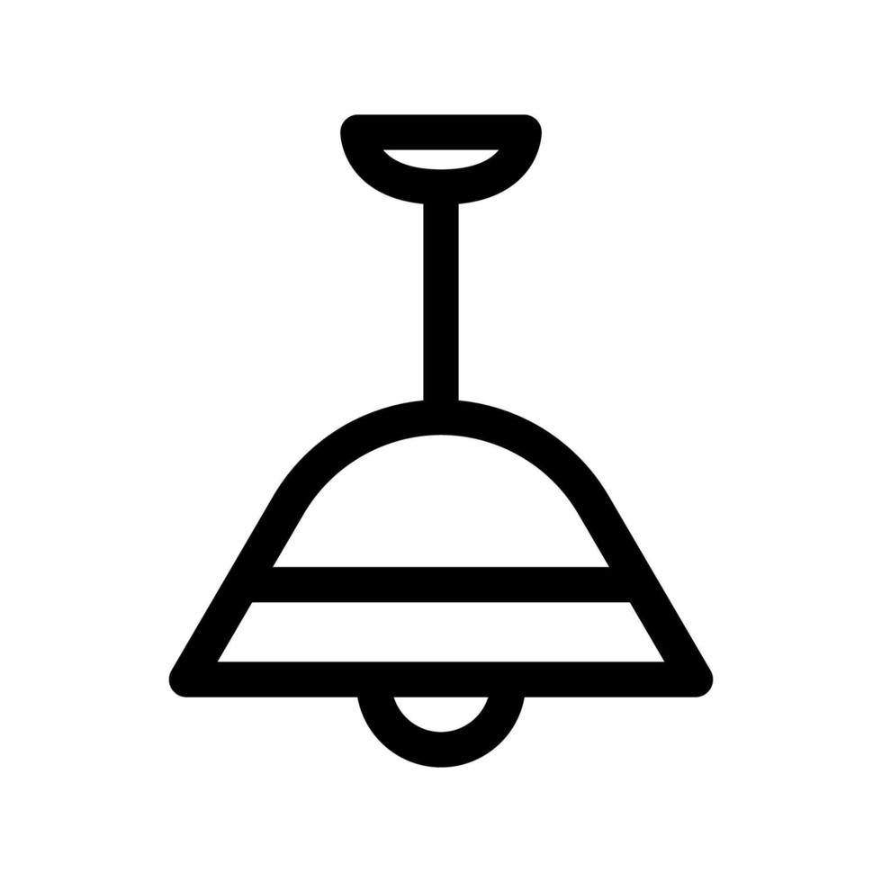 Hanging Lamp icon vector