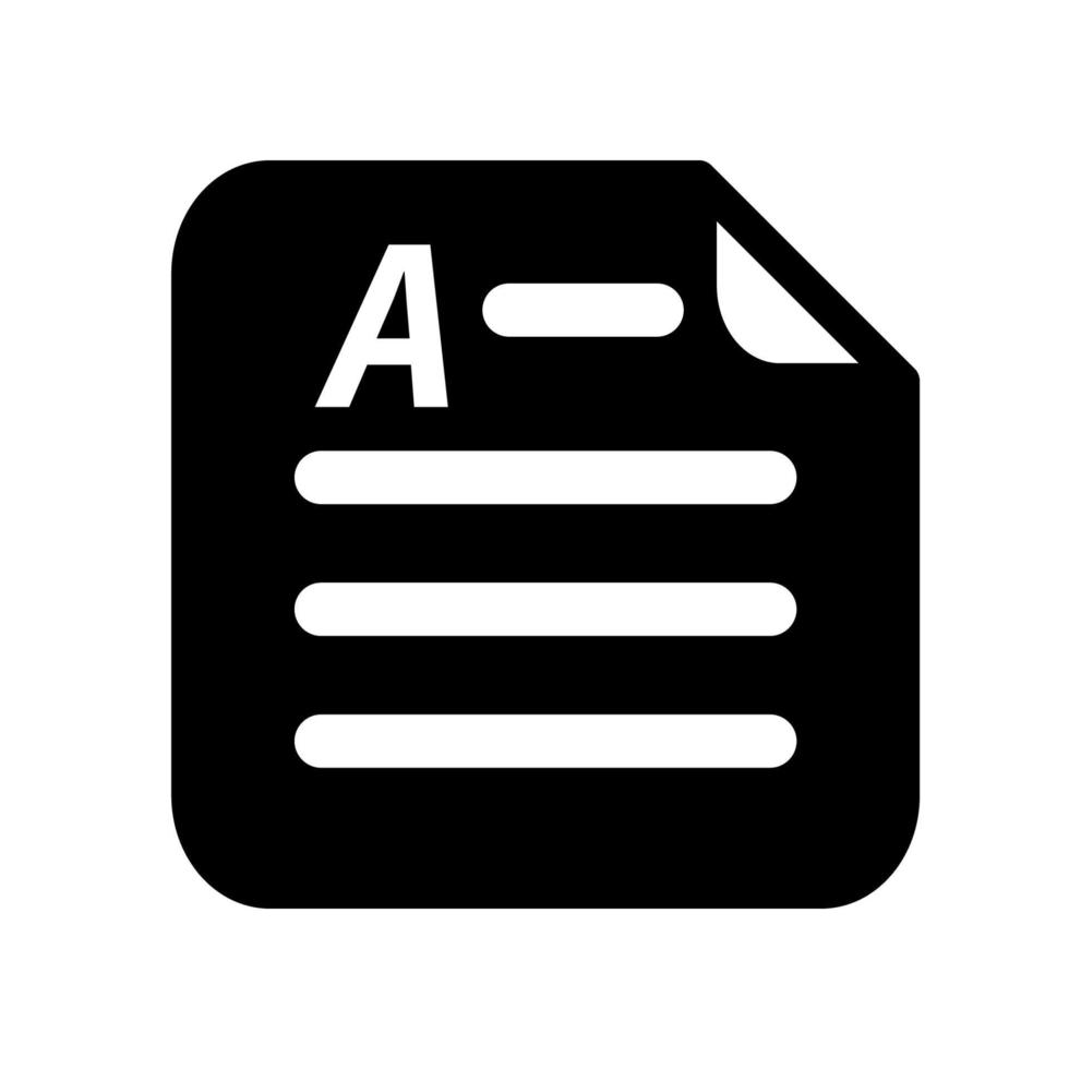 Document Icon template vector