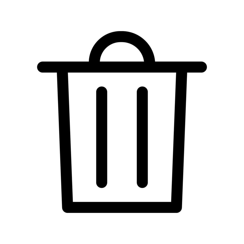 Recycle Bin icon vector
