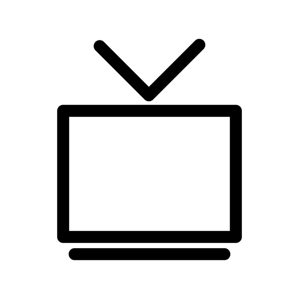 plantilla de icono de televisión vector