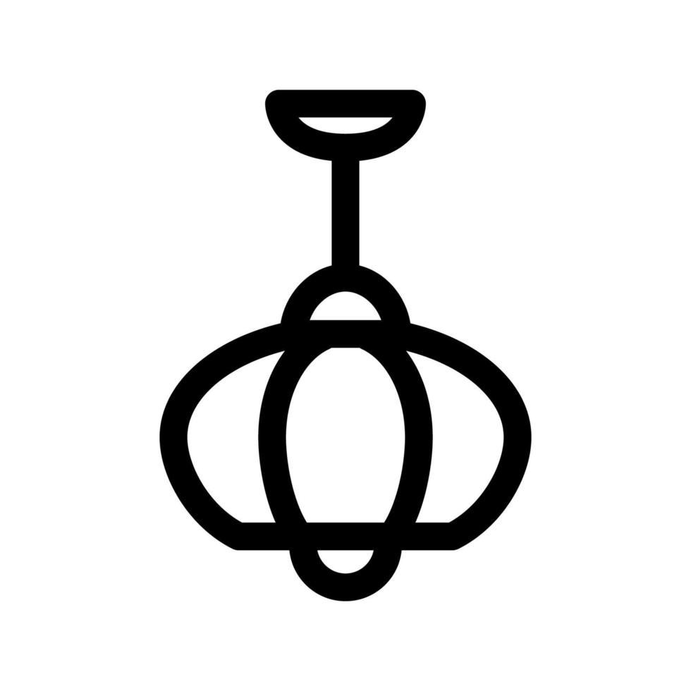 Hanging Lamp icon vector