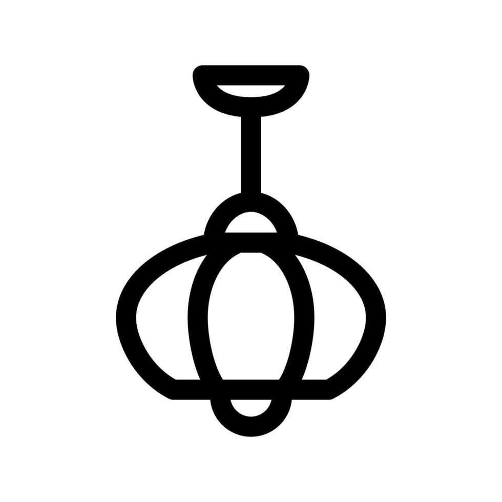 Hanging Lamp icon vector