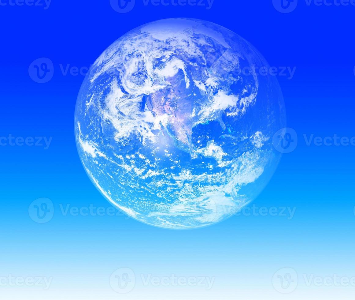Earth clouds background photo