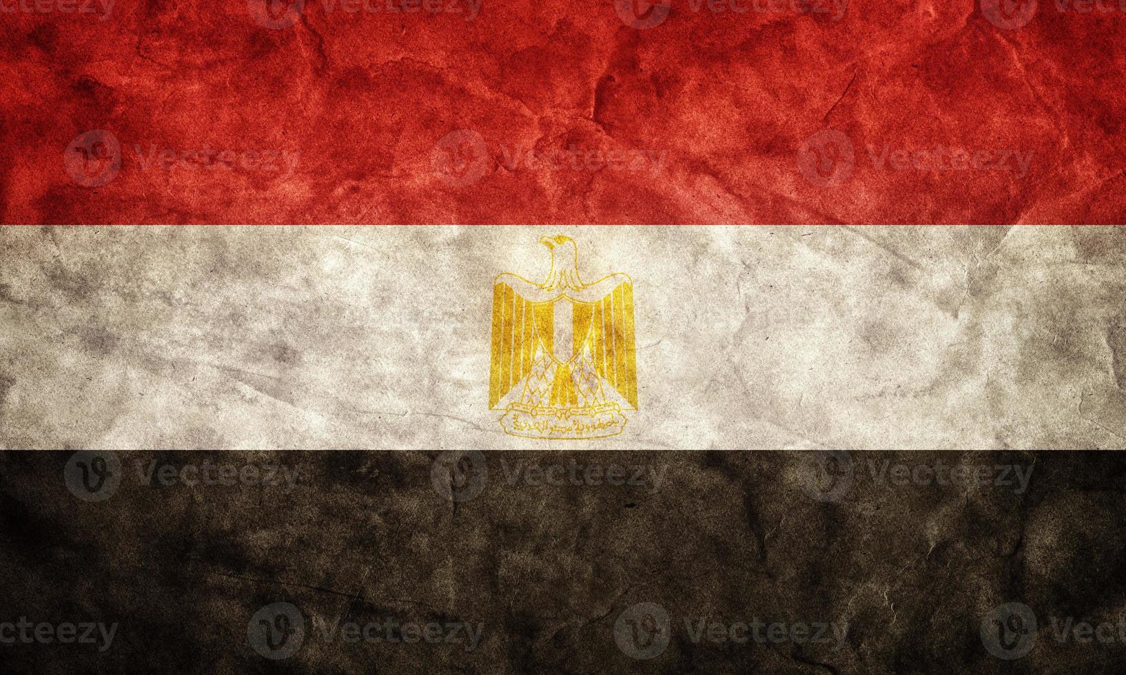 Egypt grunge flag. Item from my vintage, retro flags collection photo