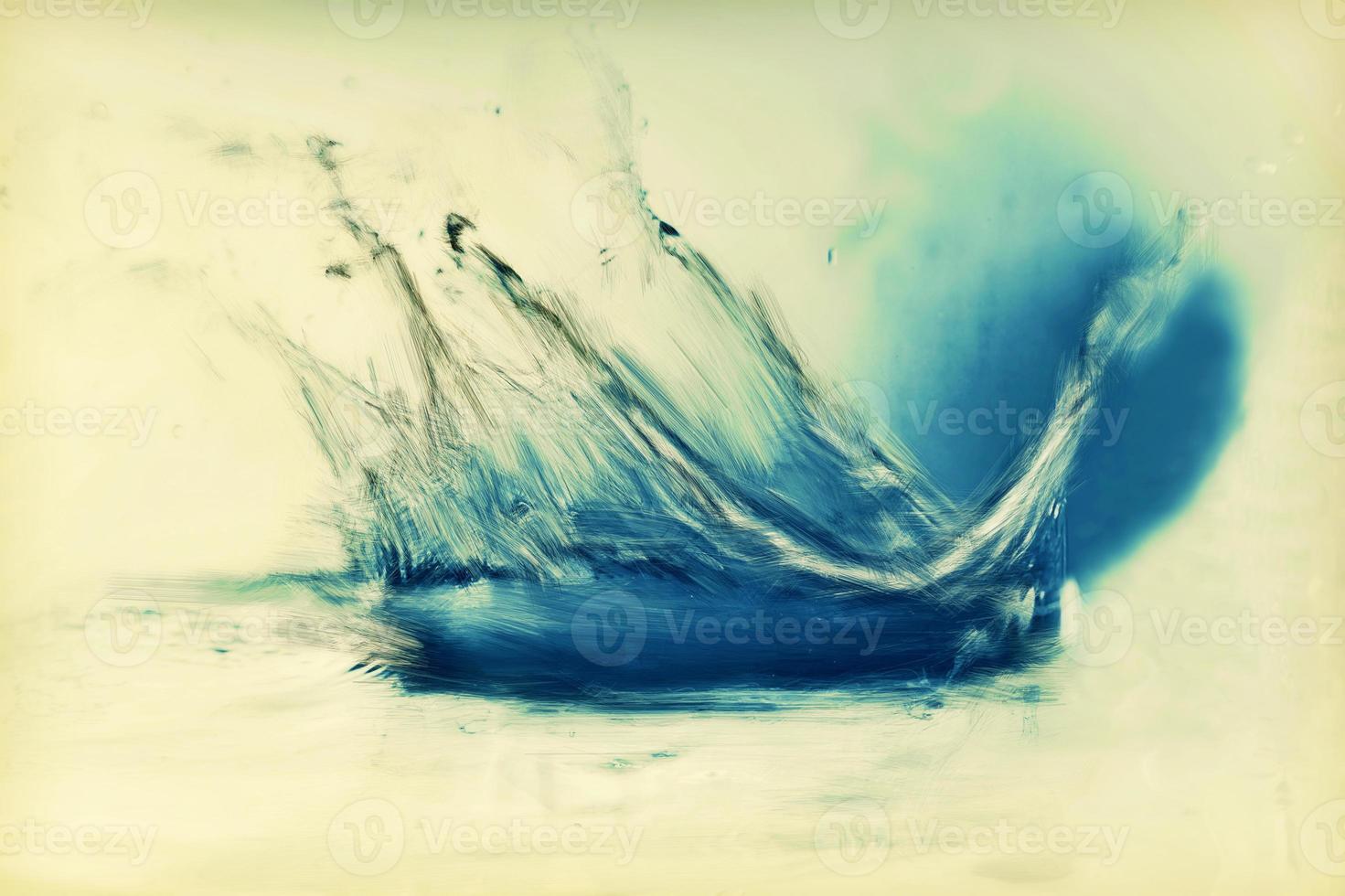 Painting of fresh water splash photo