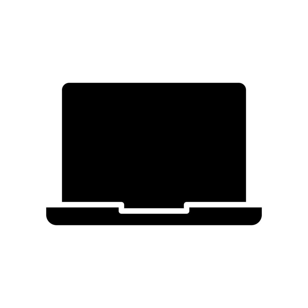 laptop icon template vector