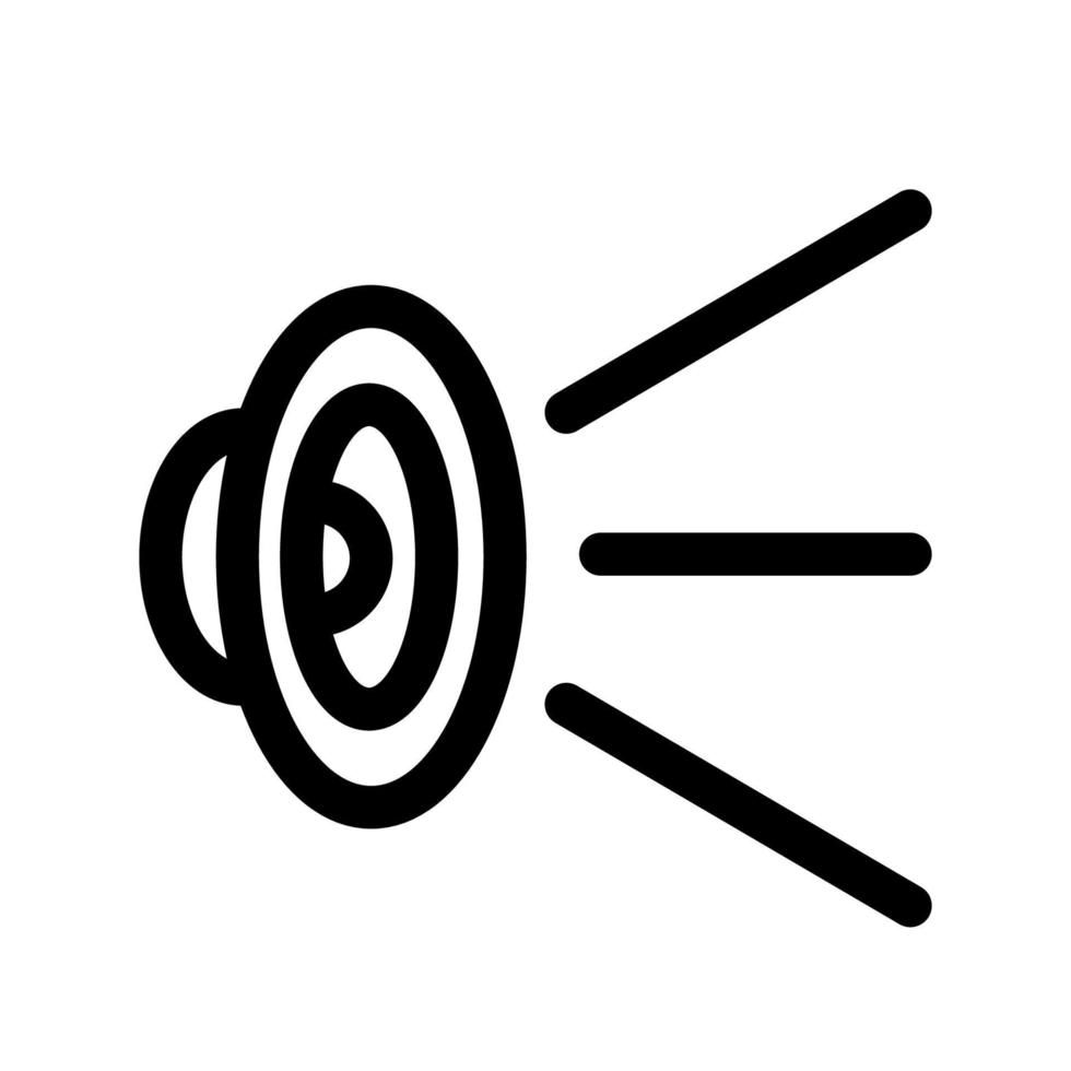 ilustración vectorial gráfico del icono del altavoz vector