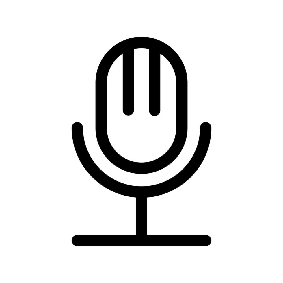 Microphone icon template vector