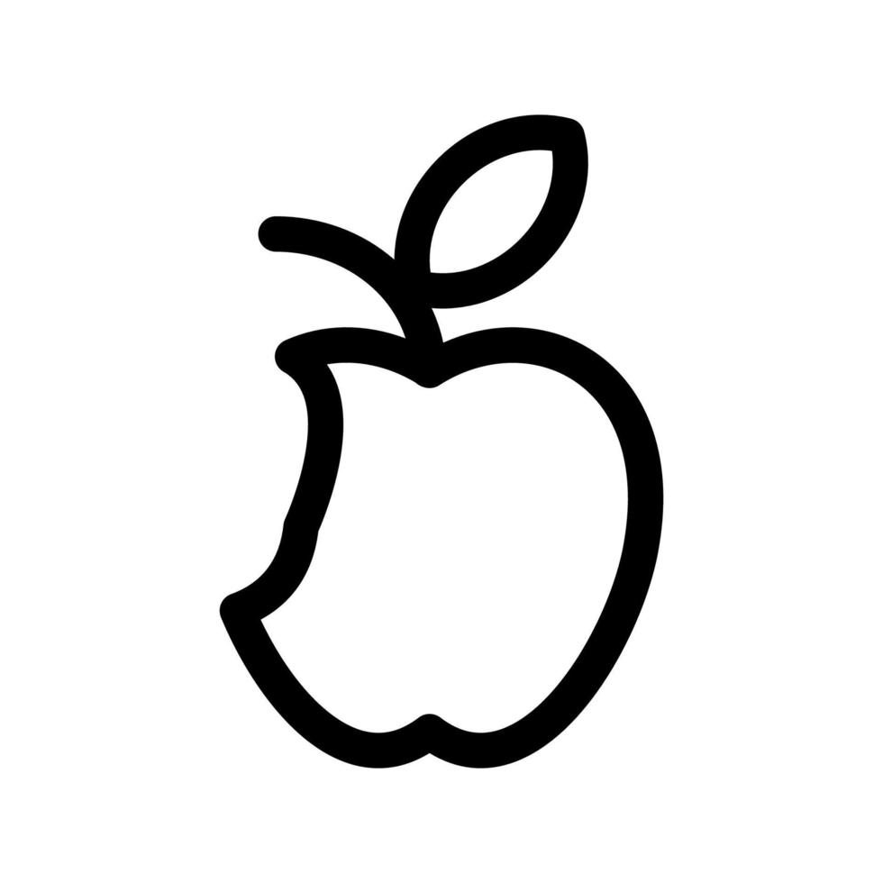 Apple icon template vector