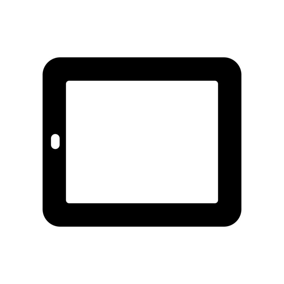 gráfico vectorial ilustrativo del icono de tablet pc vector