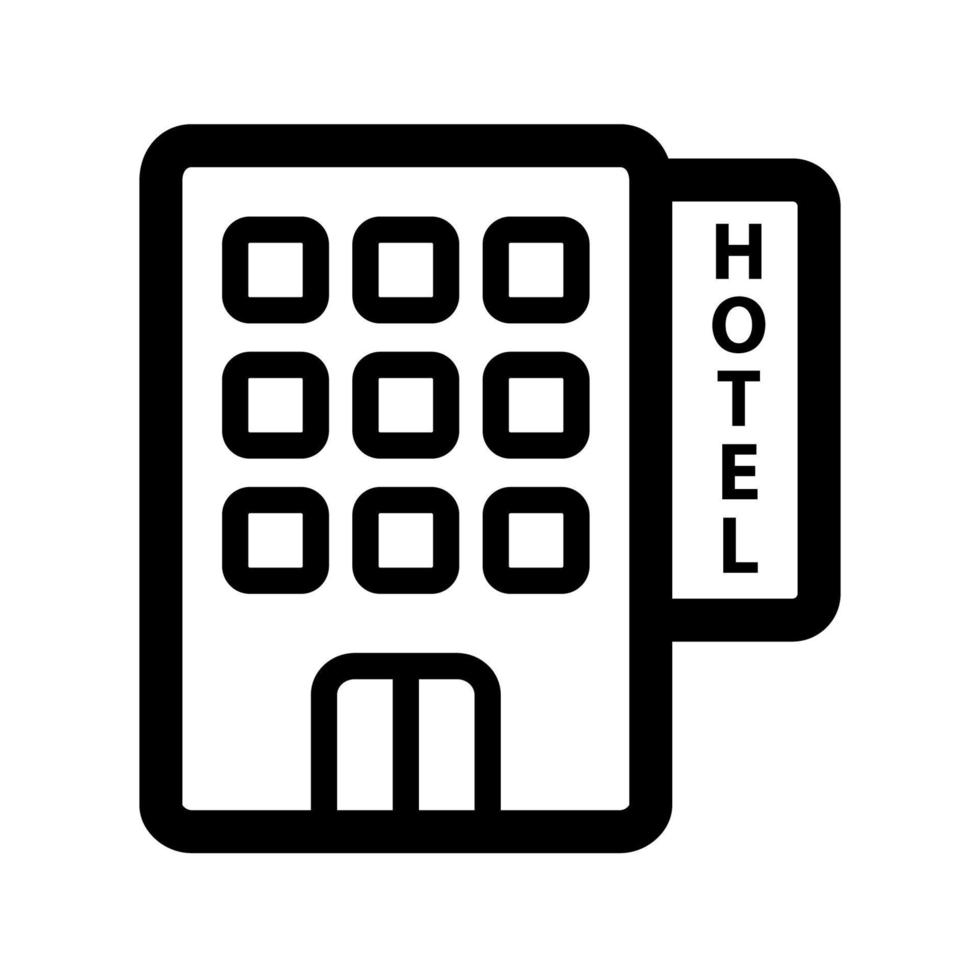 Hotel icon template vector