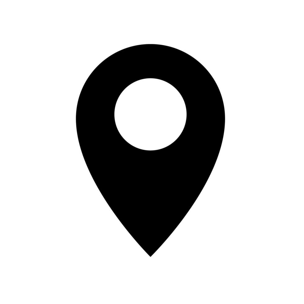 Pin location icon vector