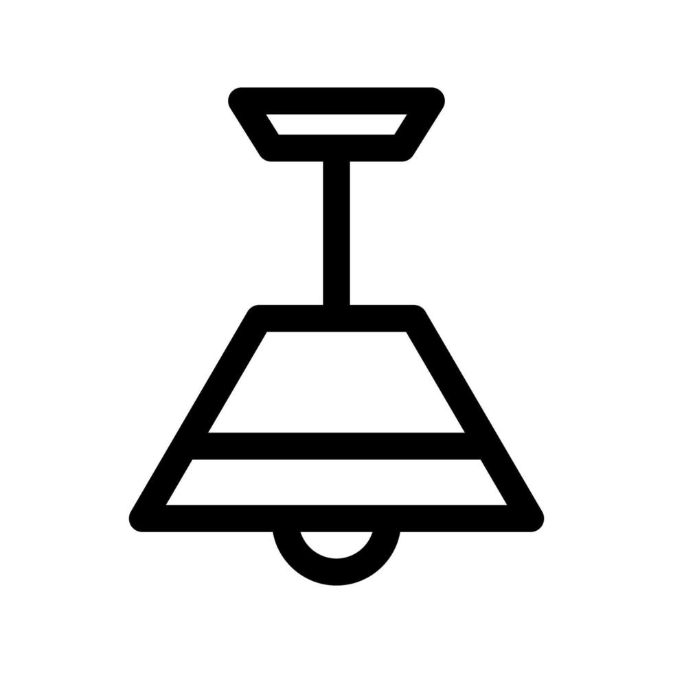 Hanging Lamp icon vector