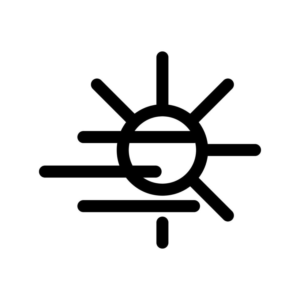 fog day icon vector