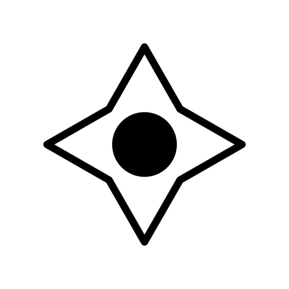 Sun icon template vector