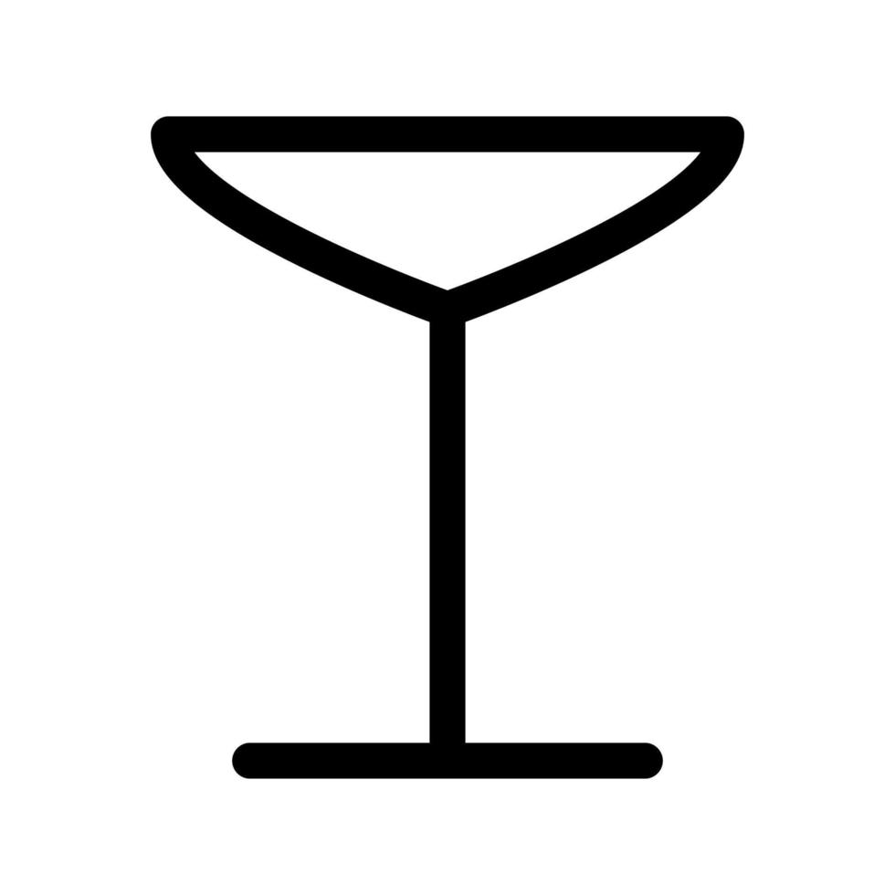 icono de copa de vino vector