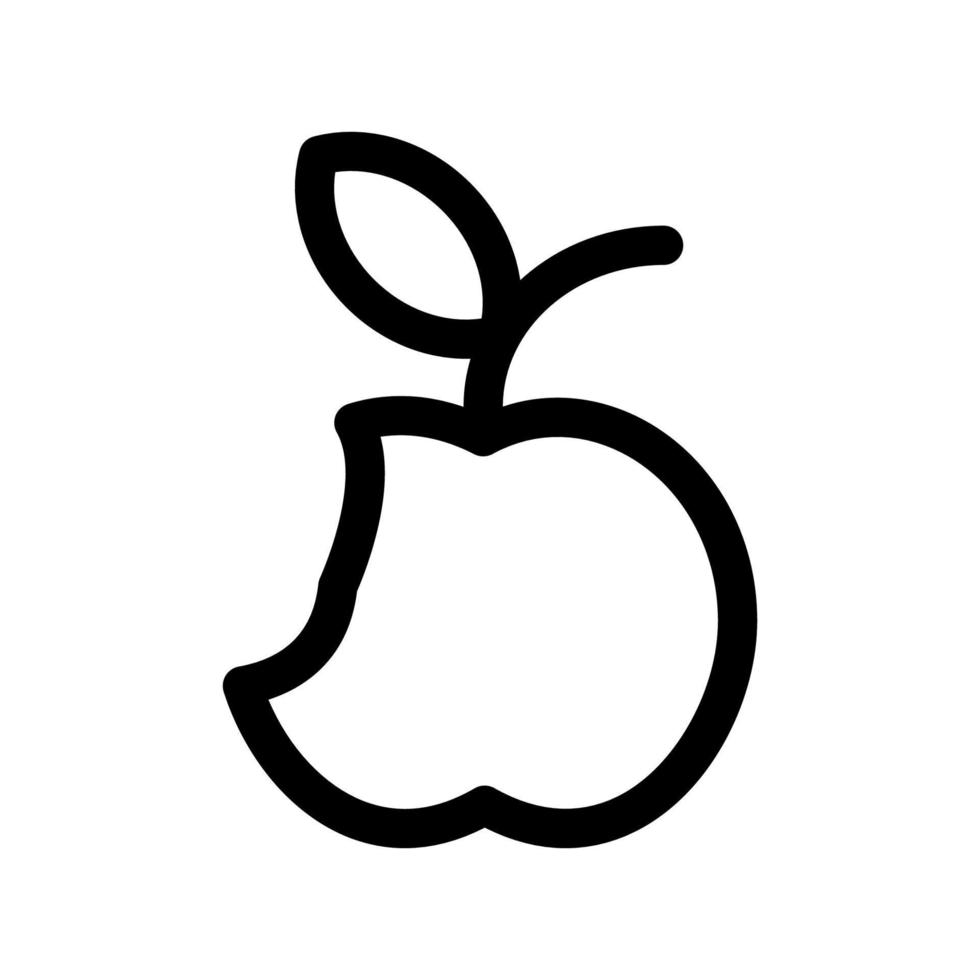 Apple icon template vector