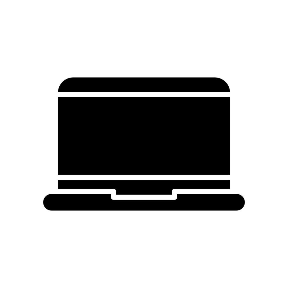 laptop icon template vector