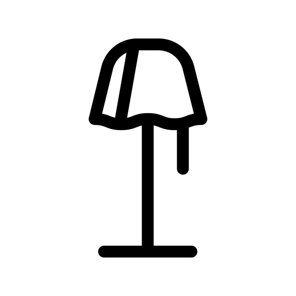 Illustration Vector Graphic of Stand Lamp Icon