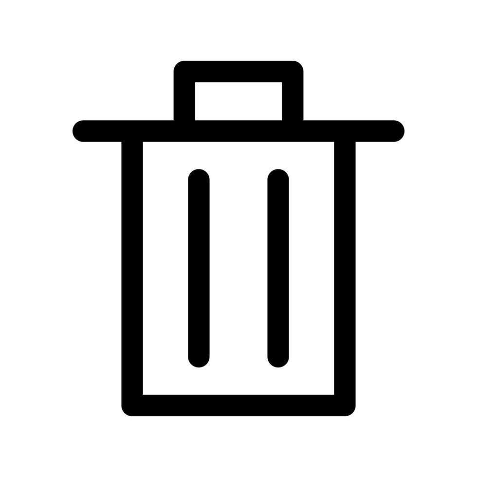 Recycle Bin icon vector