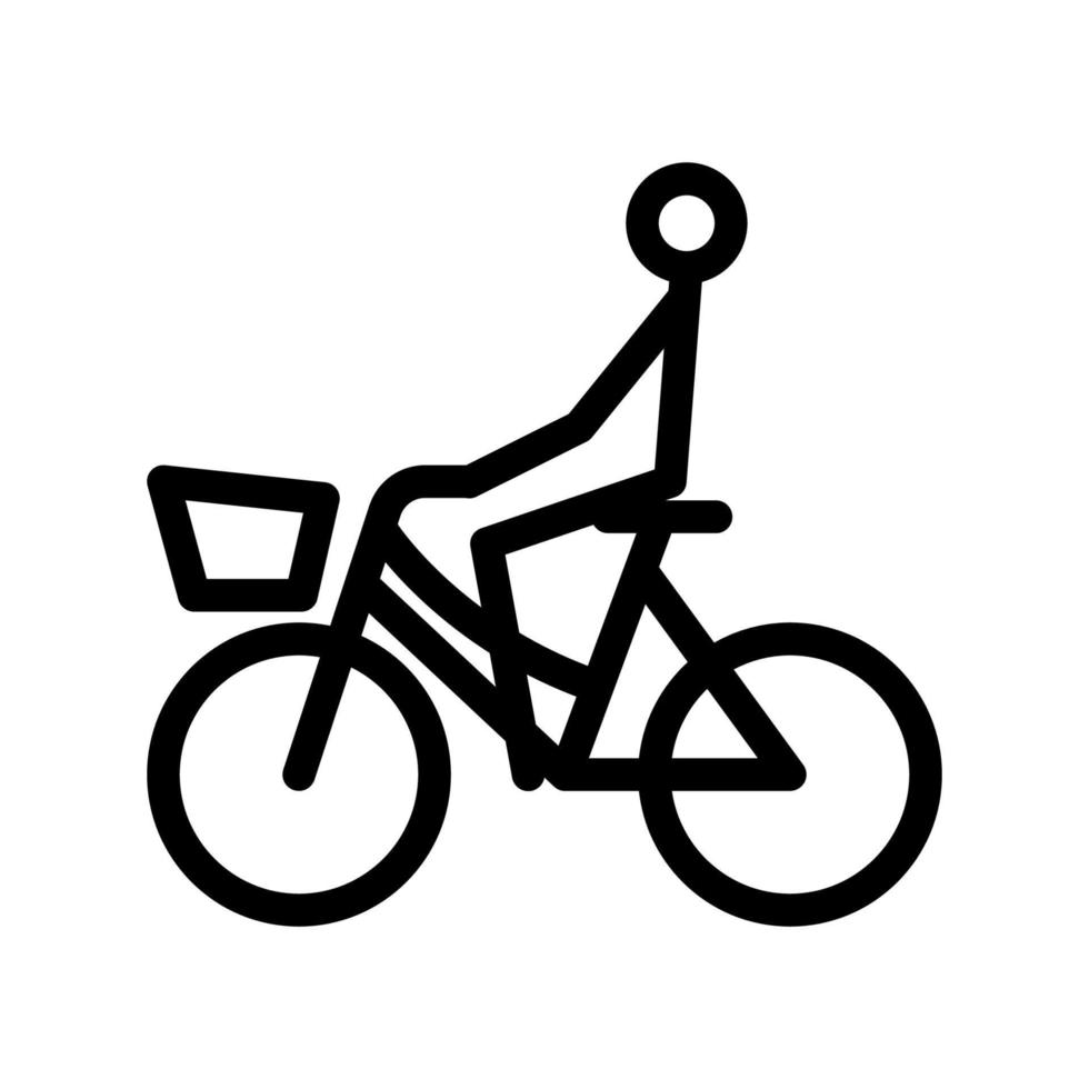 Bicycle icon template vector