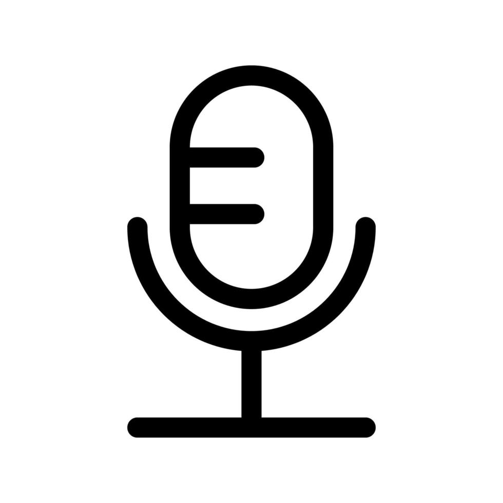 Microphone icon template vector