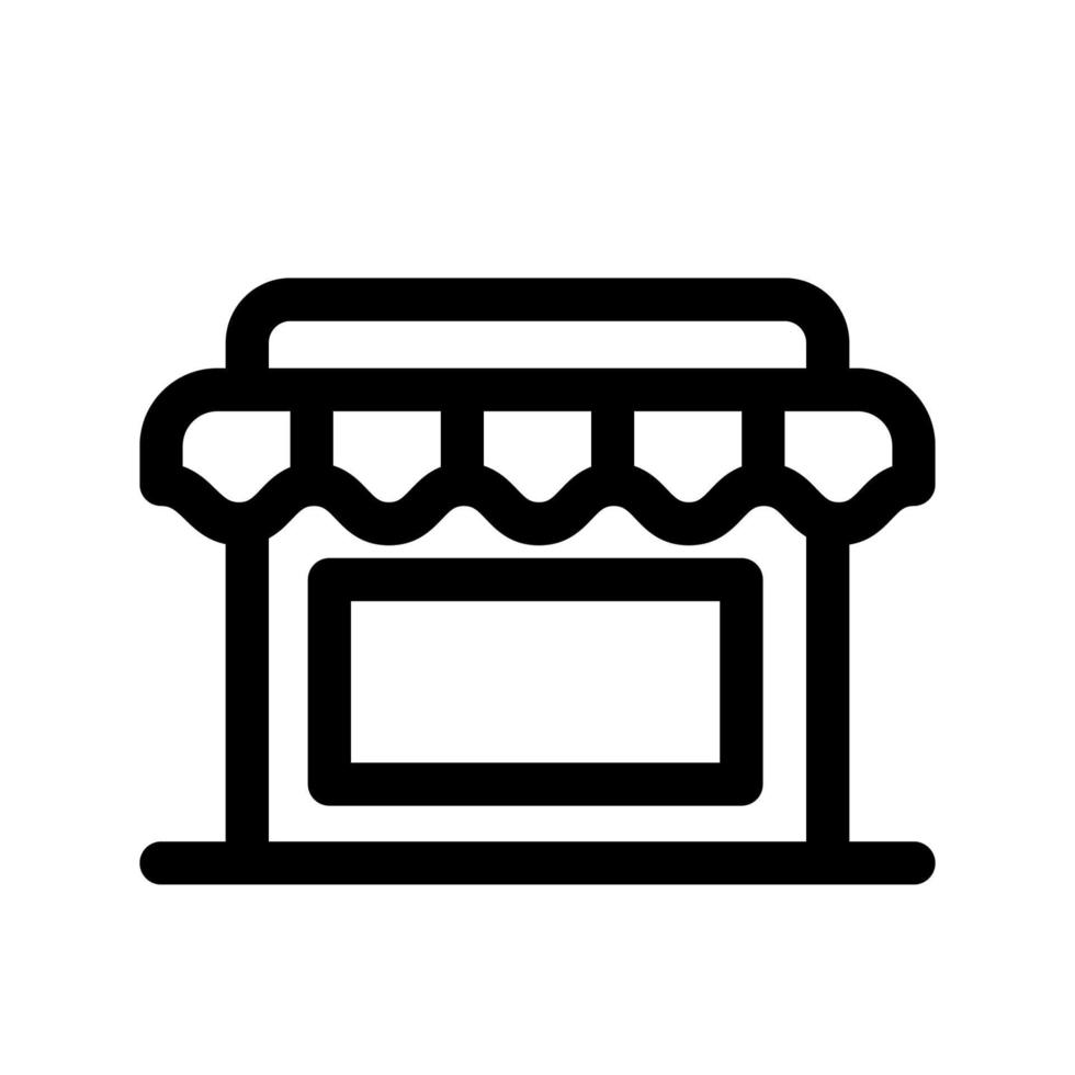 Shop icon template vector