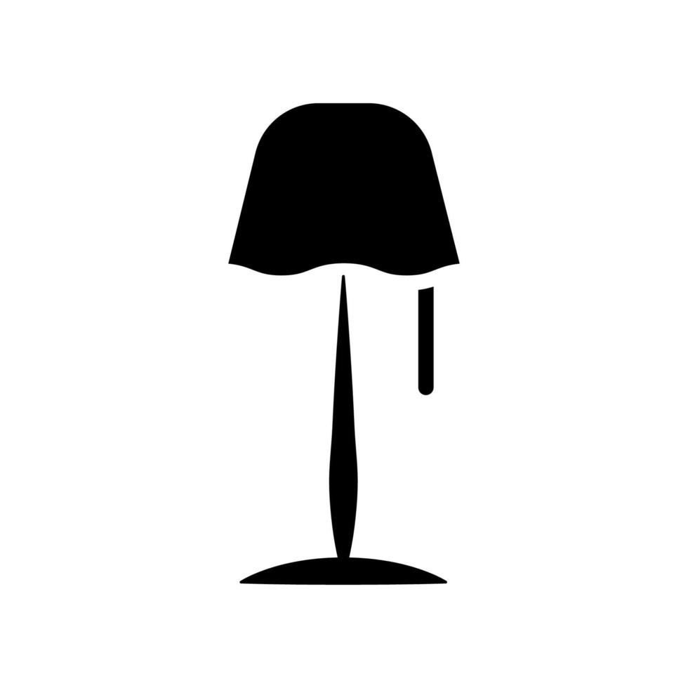 Illustration Vector Graphic of Stand Lamp Icon