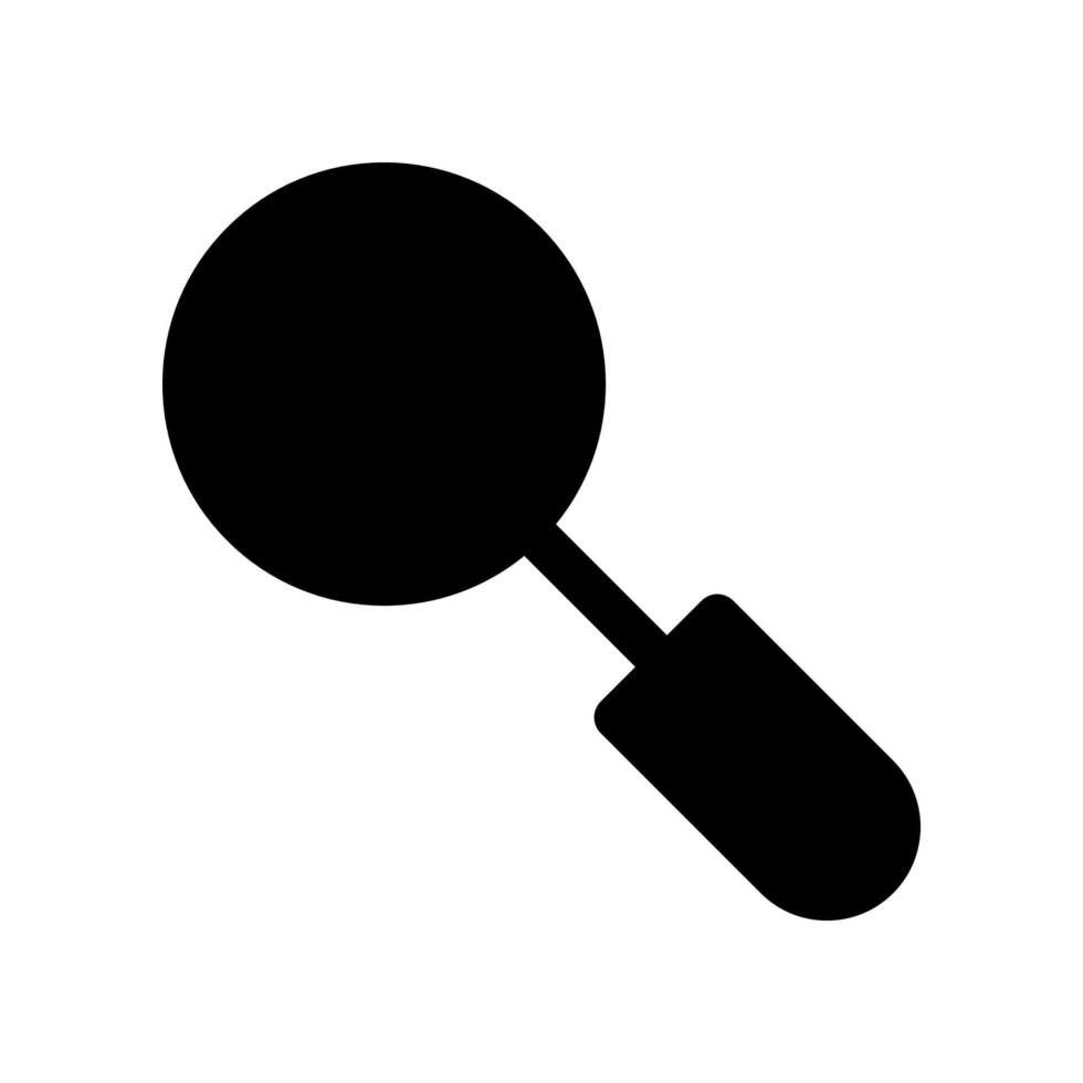 Magnifying icon template vector