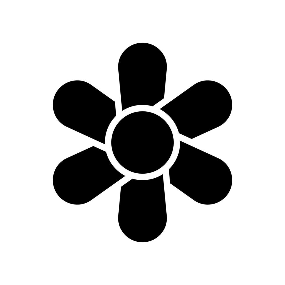 flower icon template vector