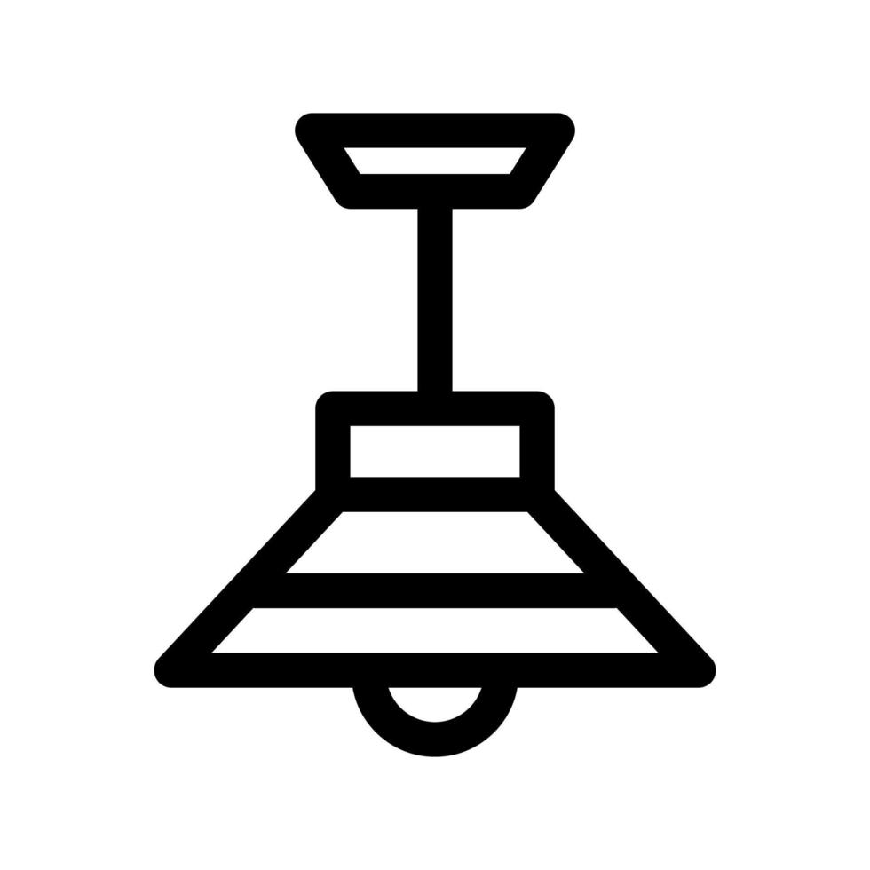 Hanging Lamp icon vector