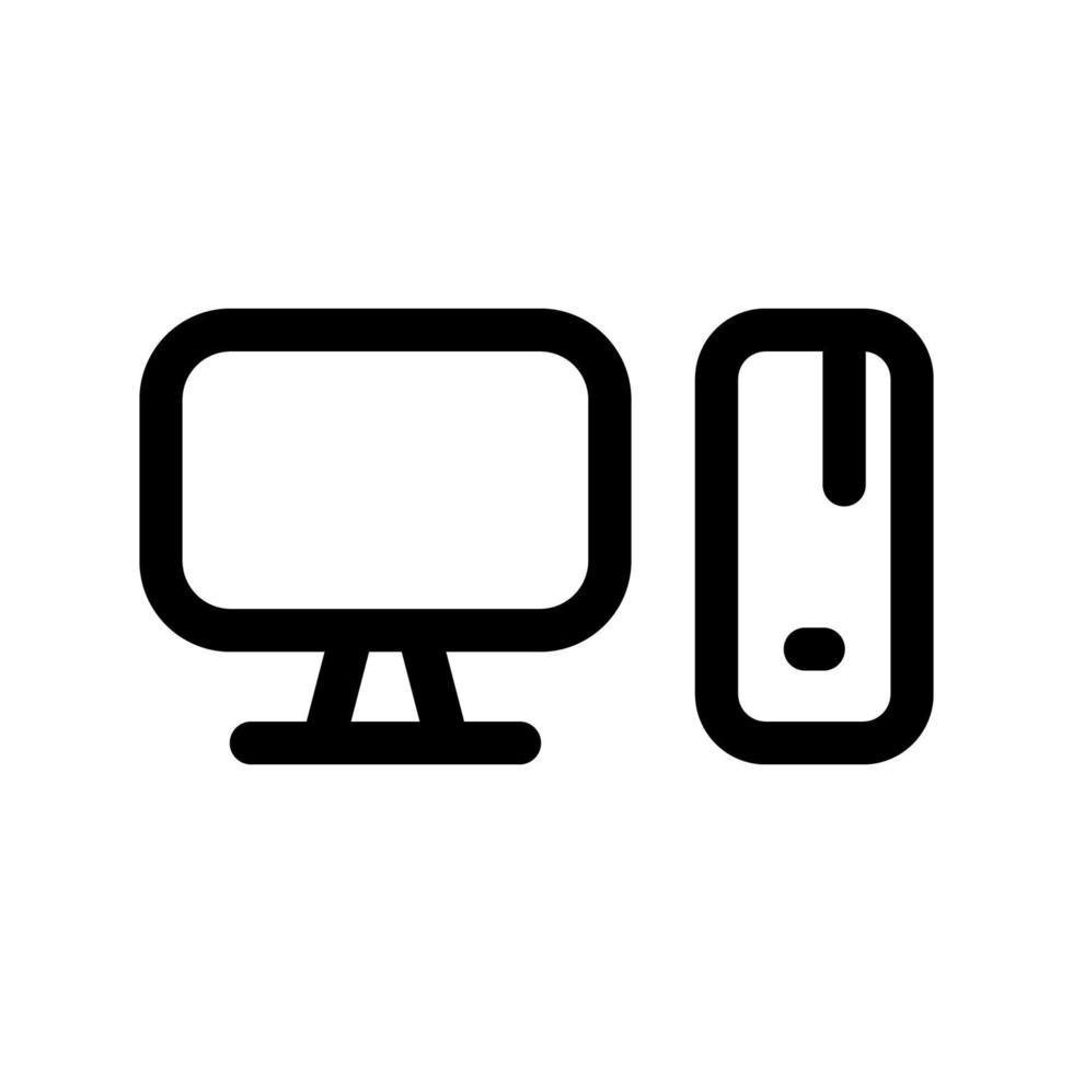 Illustration Vector Graphic of PC Icon