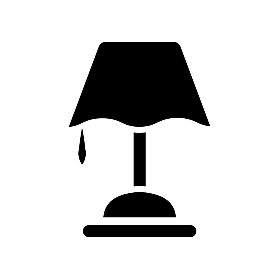 Illustration Vector Graphic of Table Lamp Icon