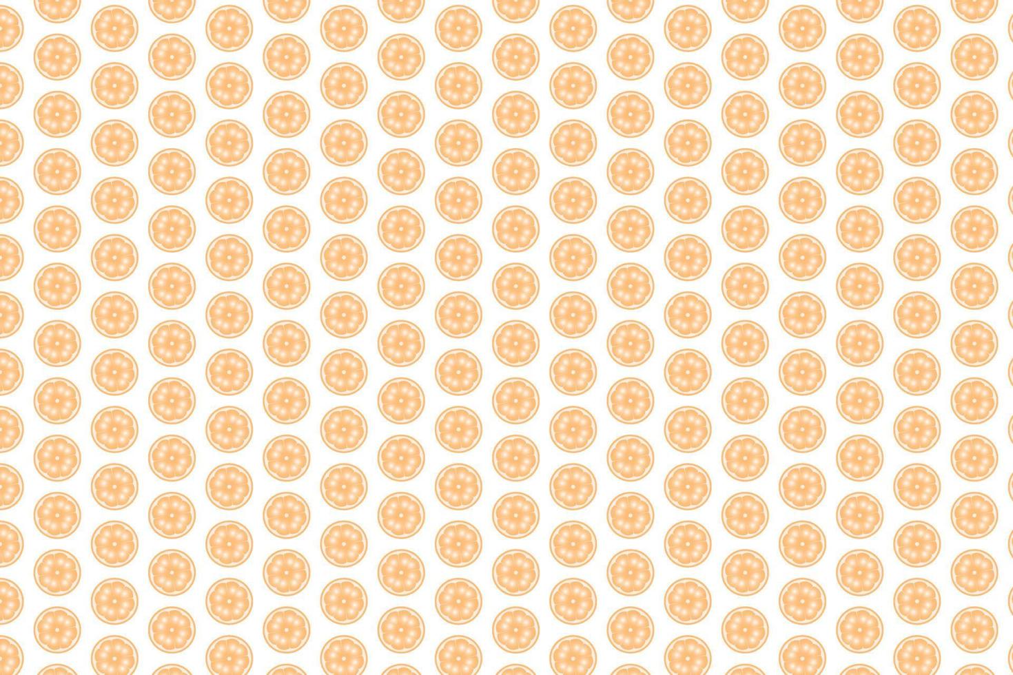 Orange Slice Pattern vector