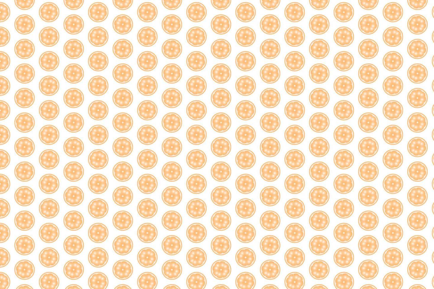 Orange Slice Pattern vector