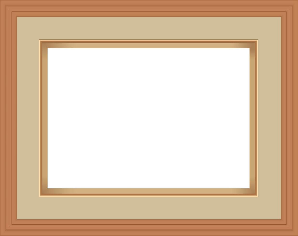 Picture Frame Isolate on White background ,Vector EPS10 illustration vector